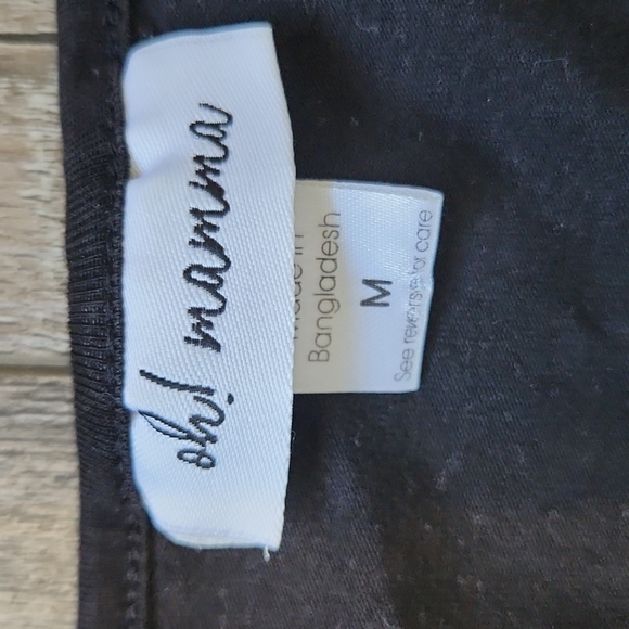 Maternity shirt with rouged sides, sz m - Picture 2 of 4